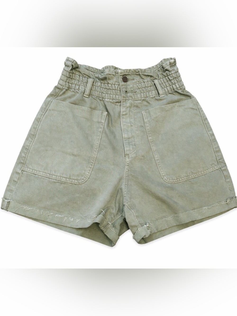 Zara High-Rise Paperbag Shorts – Size US 2